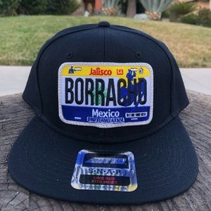 Black OTTO SnapBack Hat with Jalisco, Mexico License Plate